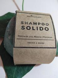 Shampoo Solido - Aceite de pepita de Uva, Menta y Peperina