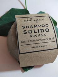 Shampoo Solido - Arcilla, Coco y Árbol de te (Cabello Graso)